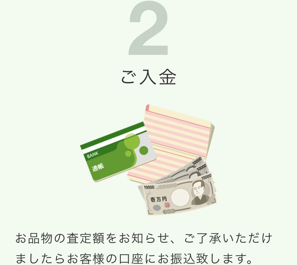 ステップ2：入金