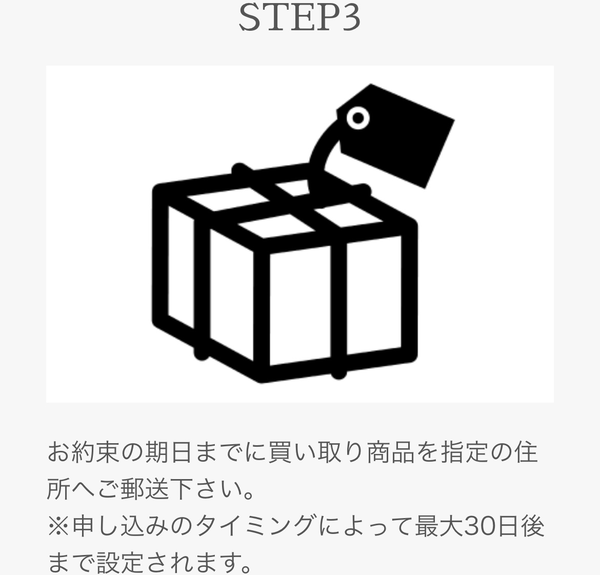 ステップ3：商品発送