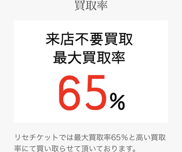 リセチケットで即日現金化する方法