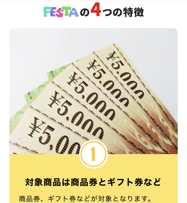 FESTA-フェスタ- 先払い買取の特徴