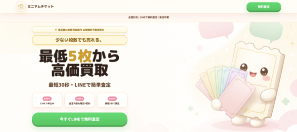 【ミニマムチケット 先払い買取】即日現金化の仕組み・系列・5ch口コミ評判・安全性・利用リスクなど最新情報で徹底解説