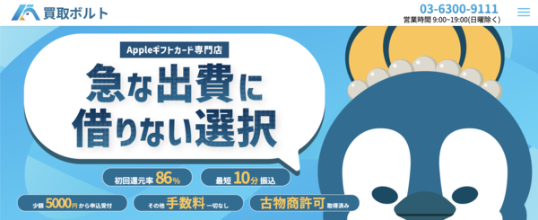 買取ボルトの電子ギフト券現金化は安全?口コミ評判・換金率・注意点を徹底解説 最新版